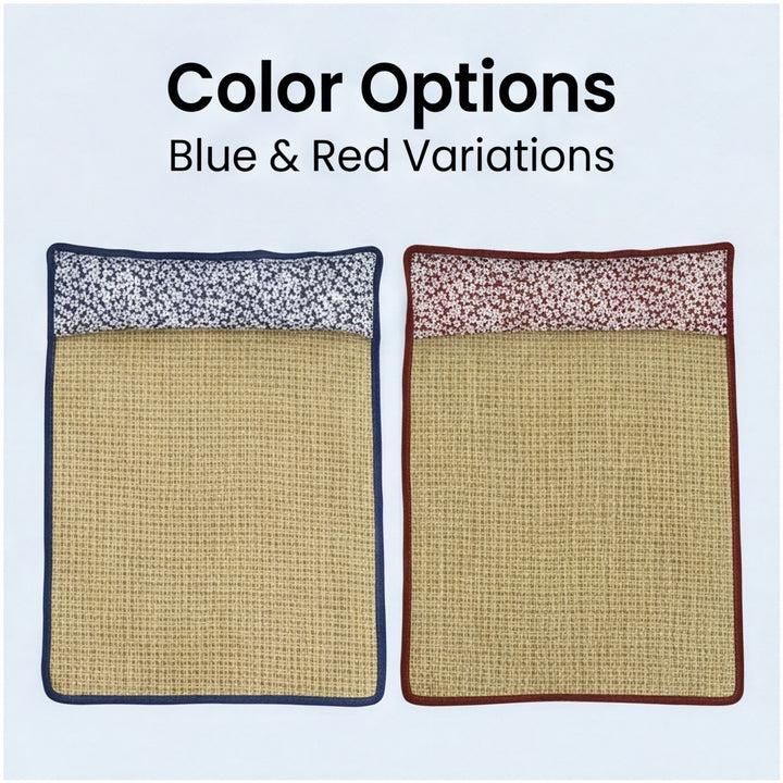 Unisex nan cooling sisal sleeping mat with padded neck pillow for pets Stornfield