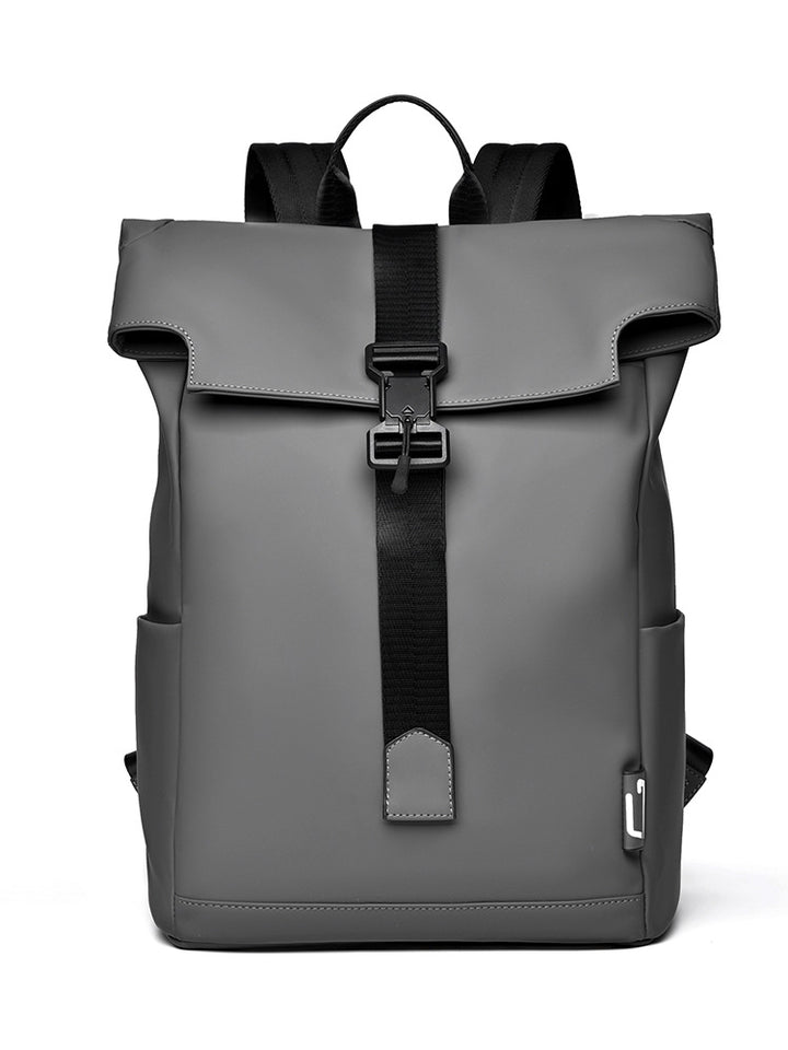 Modern Waterproof Roll-Top Backpack Stornfield