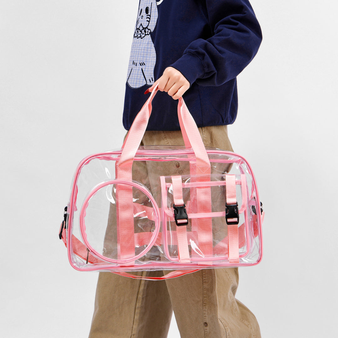 Transparent sports and travel bag with practical compartments Stornfield