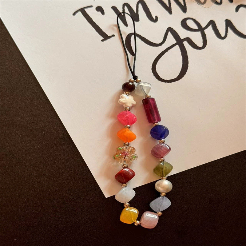 Handcrafted Beaded Phone Lanyard Stornfield