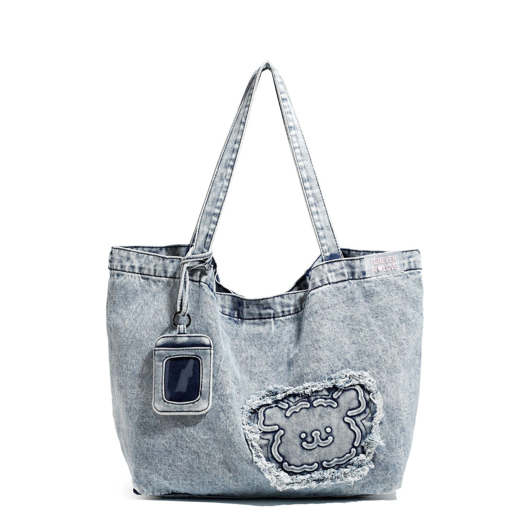 Casual Denim Tote Bag  1791995354