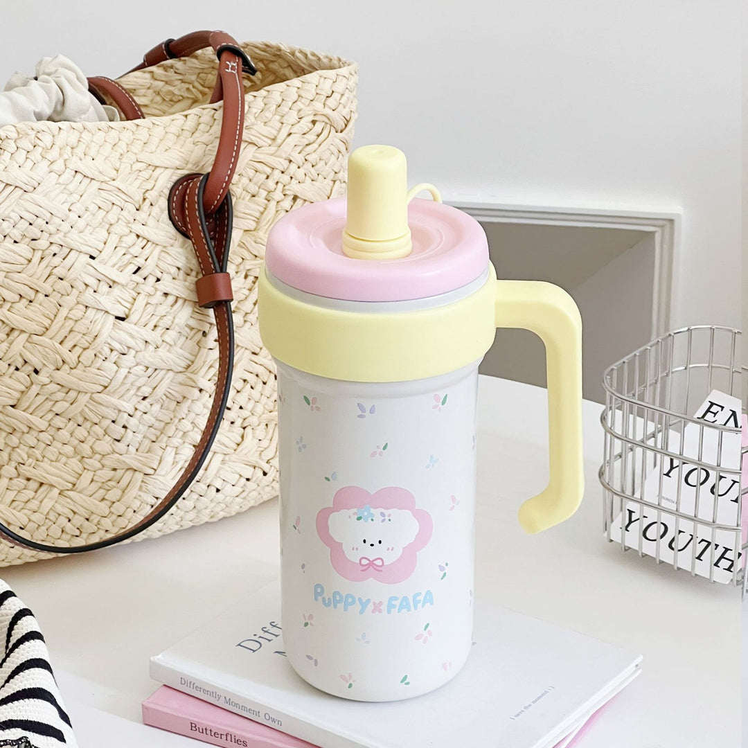 Women's drinking container with cheerful cat design Stornfield