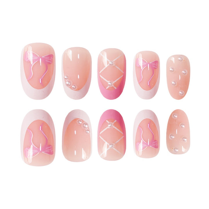 Elegant Decorative Press-On Nail Set Stornfield