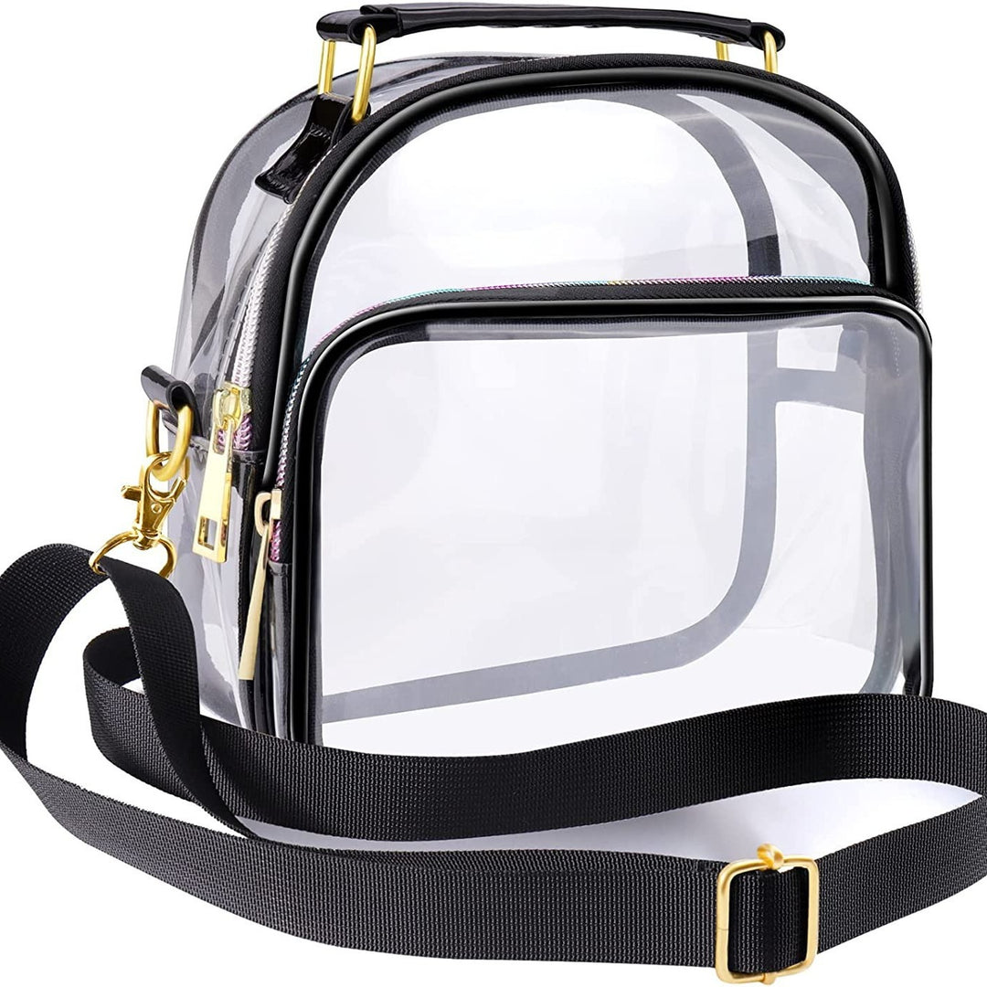 Transparent shoulder bag with removable shoulder strap Stornfield