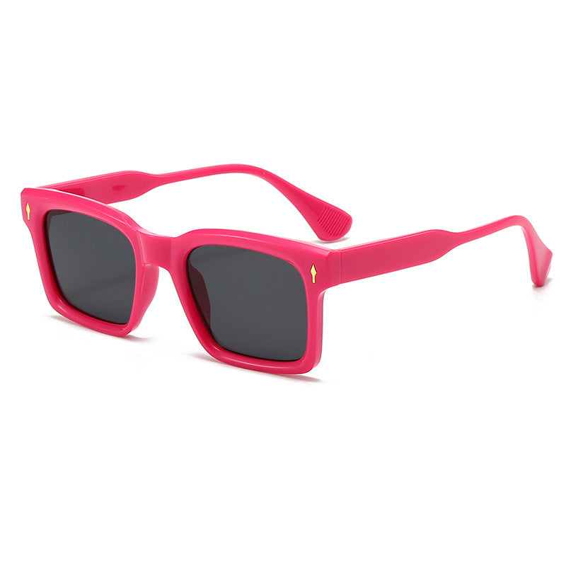 Ladies Rectangular Sunglasses in Elegant Tortoiseshell Design Stornfield