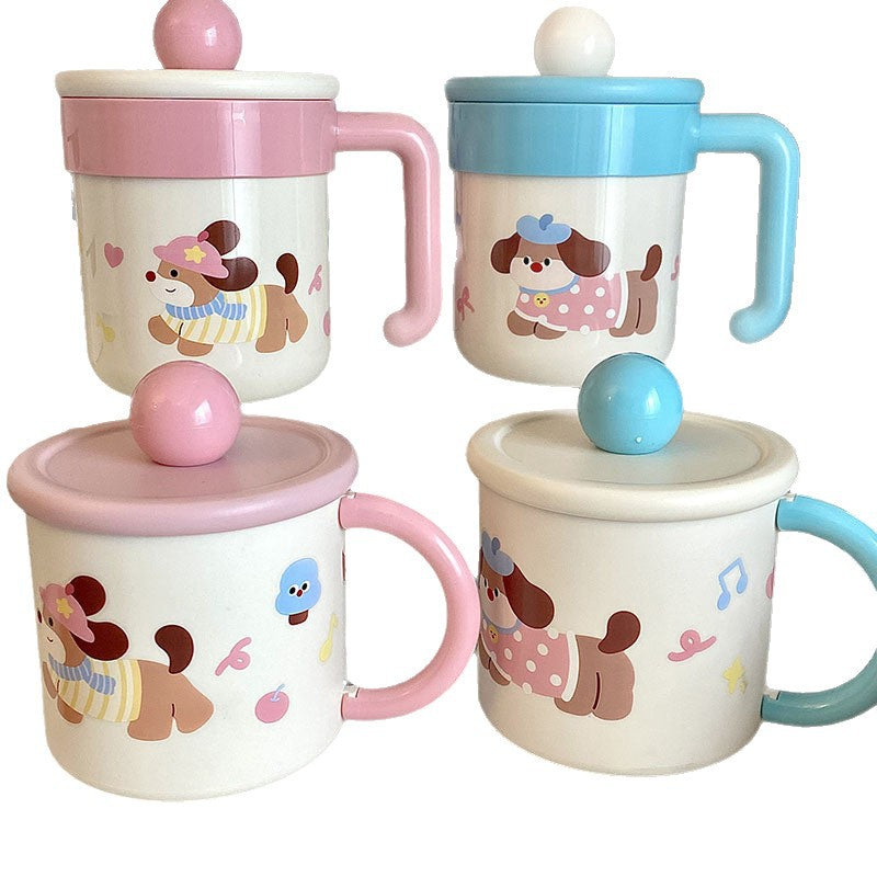 Coffee mug with playful dog design Stornfield