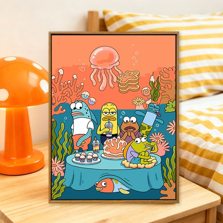 Cartoon Themed Art Print Stornfield
