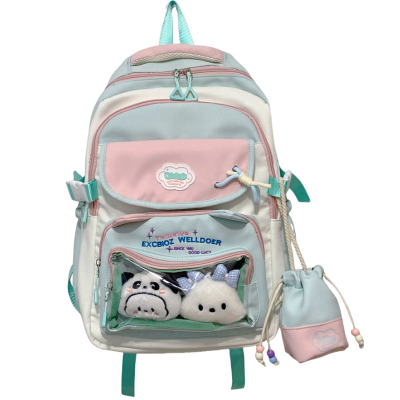 Multi-Compartment Transparent Travel School Backpack Stornfield
