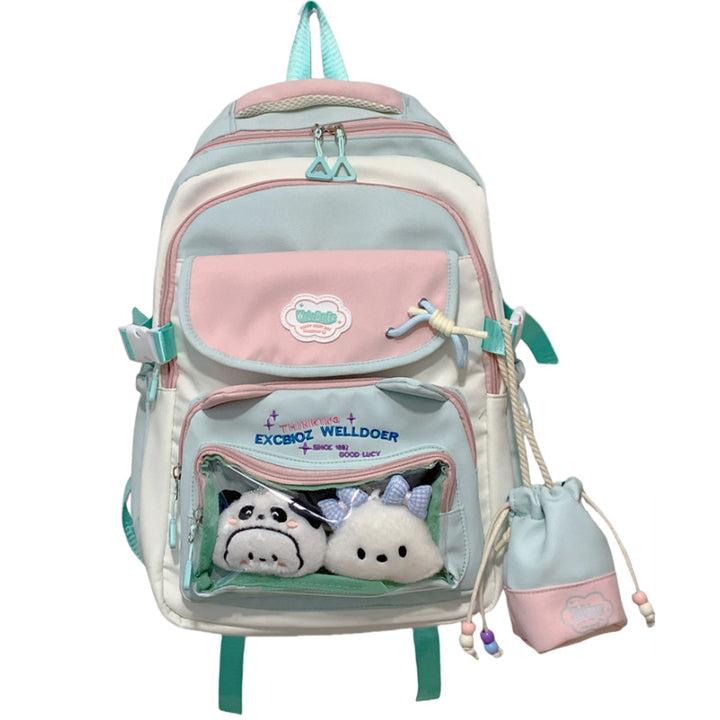 Multi-Compartment Transparent Travel School Backpack Stornfield