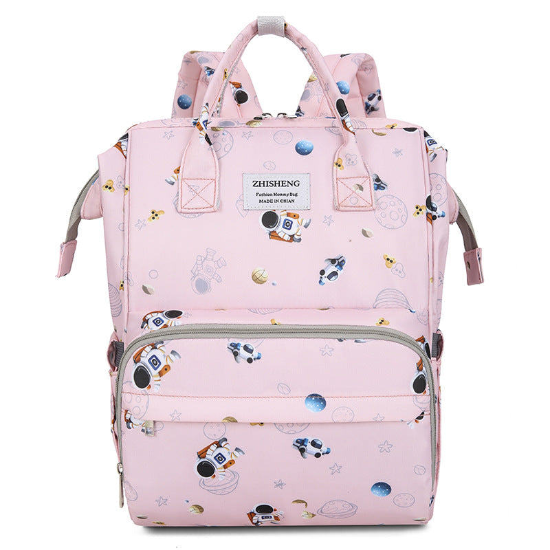 Cosmic-Themed Multi-Functional Diaper Backpack Stornfield