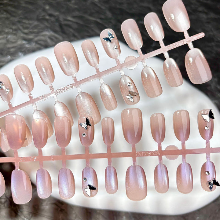 Glamorous Elegant Press-On Nail Set