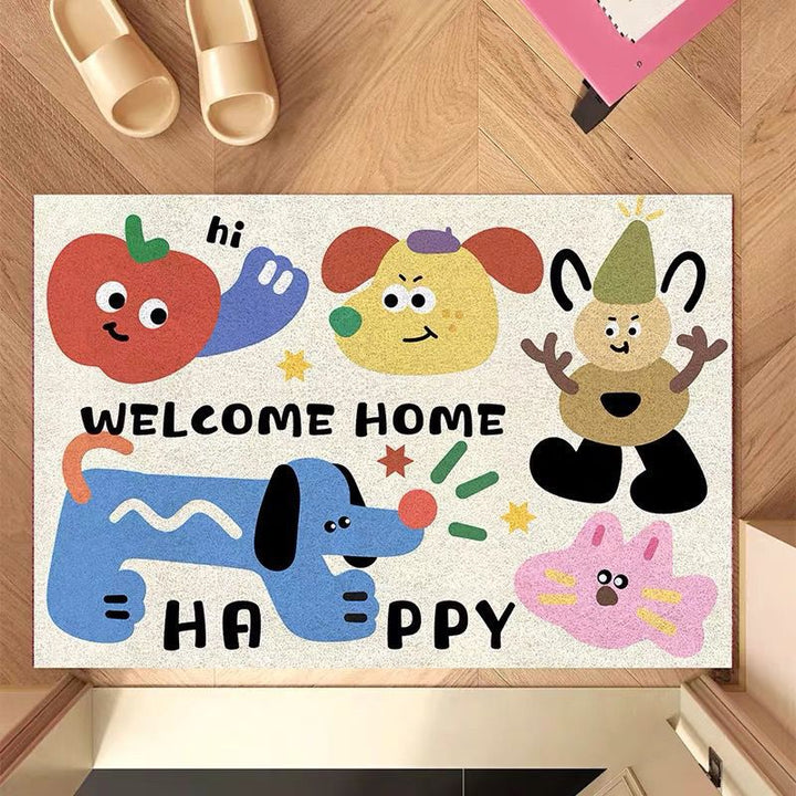 Fun Cartoon-Themed Welcome Mat Stornfield