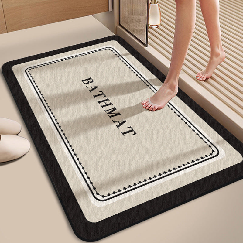 Geometric Pattern Non-Slip Bath Mat