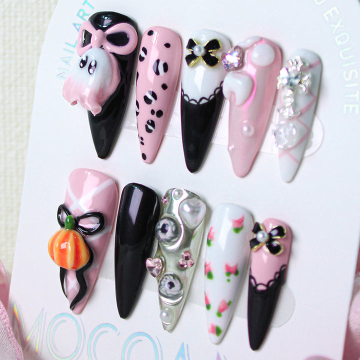 Creative Nail Art Set with Unique Designs Stornfield