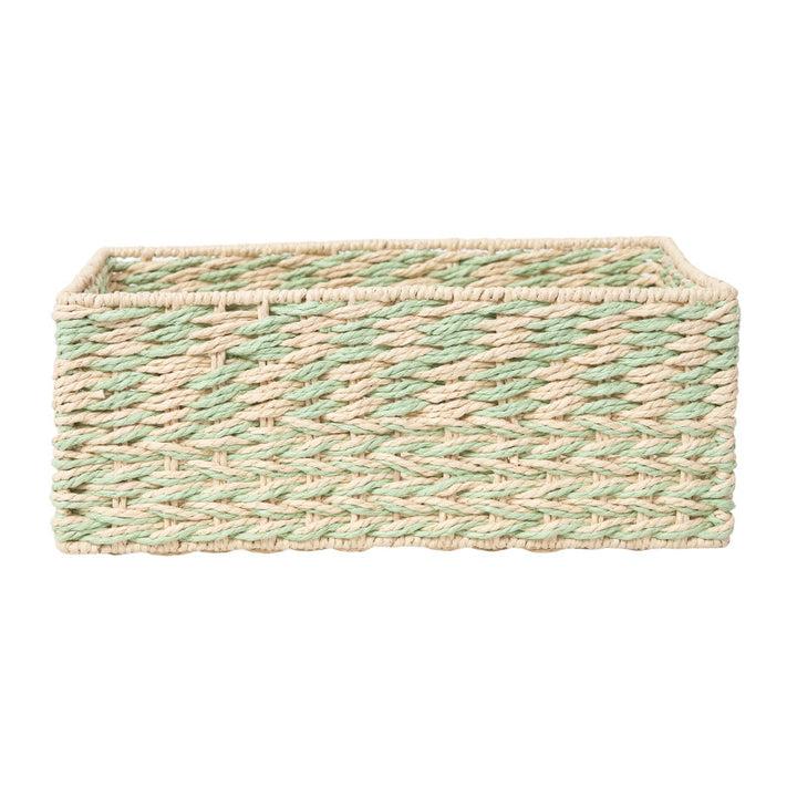 Versatile storage basket made of natural materials
