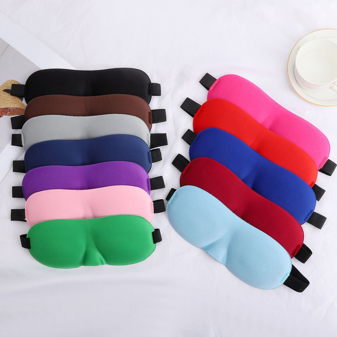 Unisex nan three-dimensional contour eye mask with memory foam, soft nose bridge and adjustable comfort band Stornfield