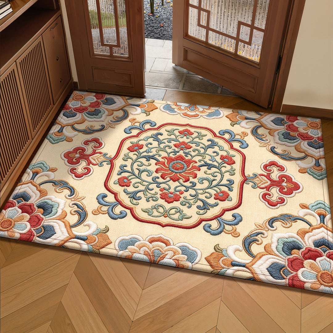 Decorative Floral Area Rug