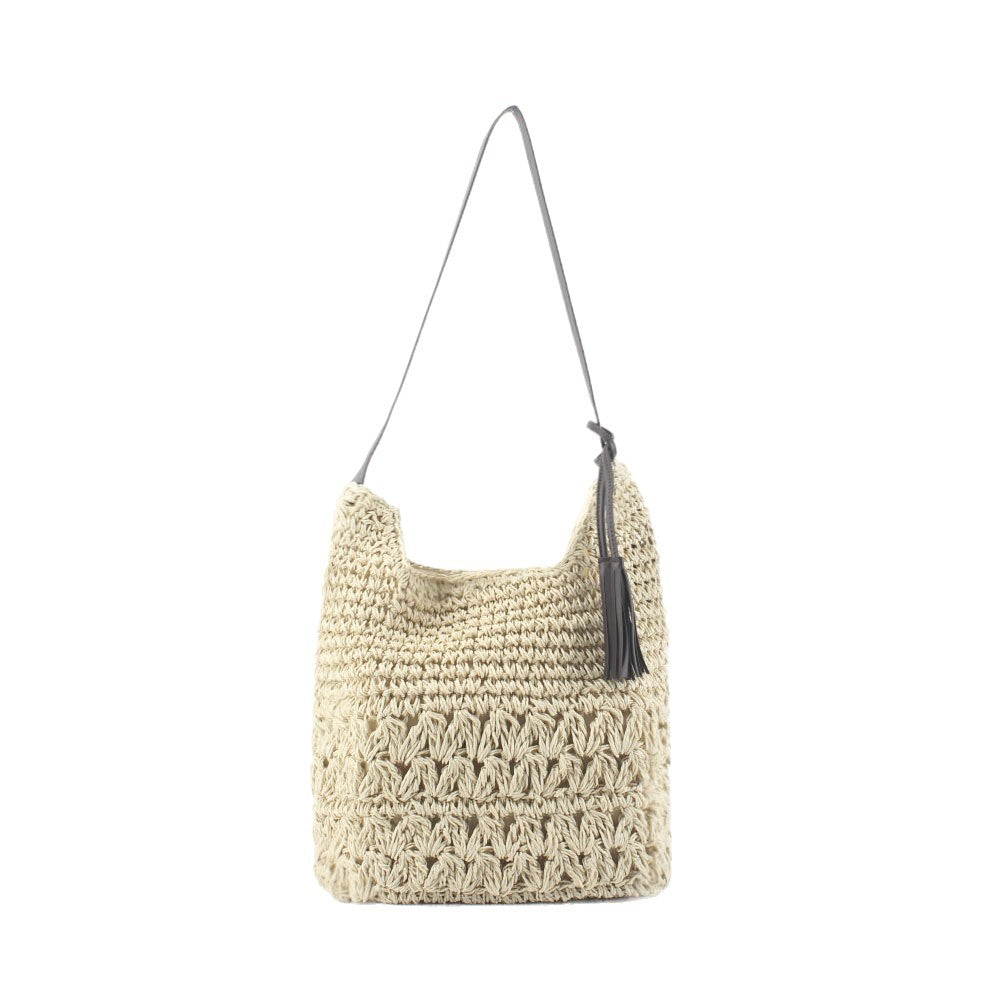 Handcrafted Hobo Bag Made of Natural Material Stornfield