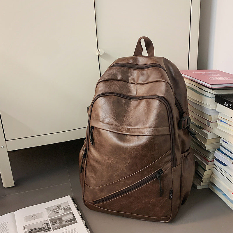 Premium Leather Laptop Backpack Stornfield