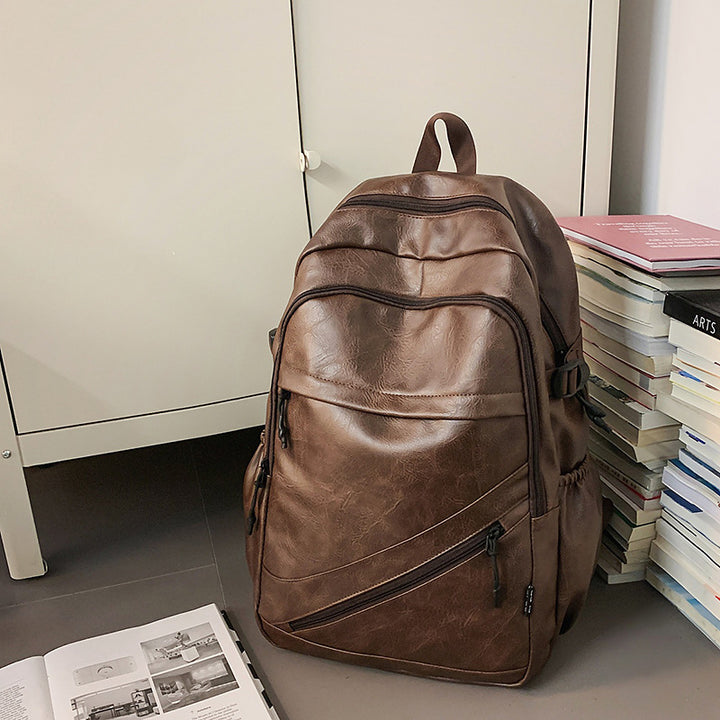 Premium Leather Laptop Backpack Stornfield