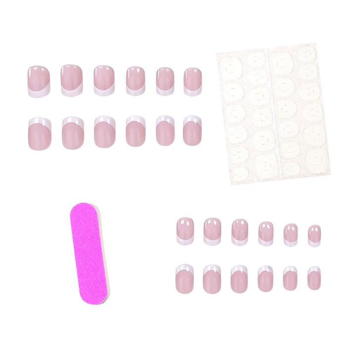 French Tip Gel Nail Enhancements Stornfield