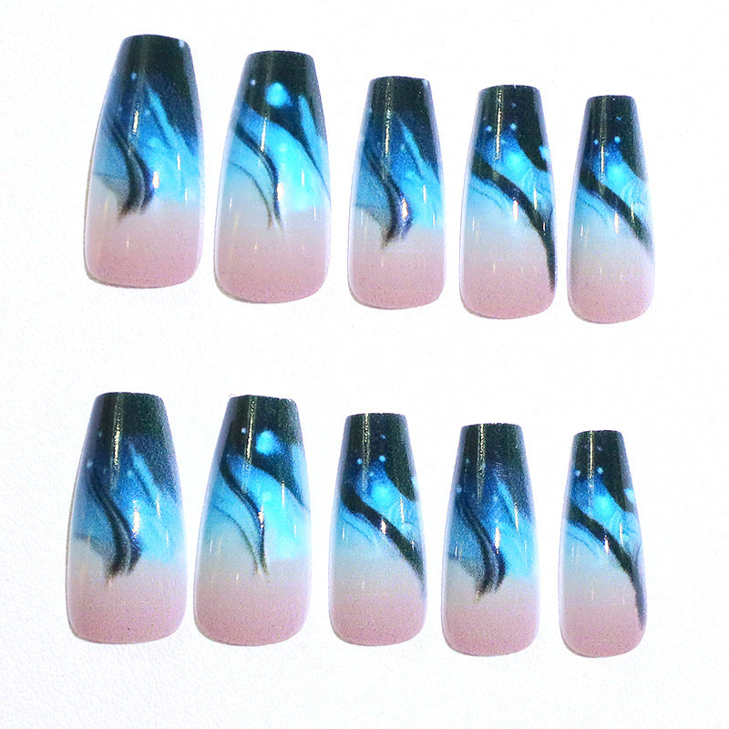 Artistic Long Acrylic Nail Extensions Stornfield