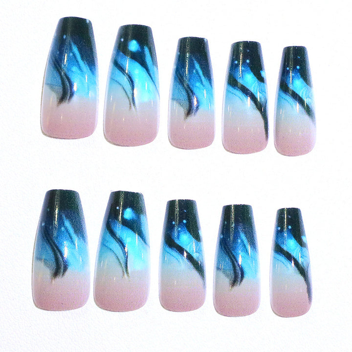 Artistic Long Acrylic Nail Extensions Stornfield