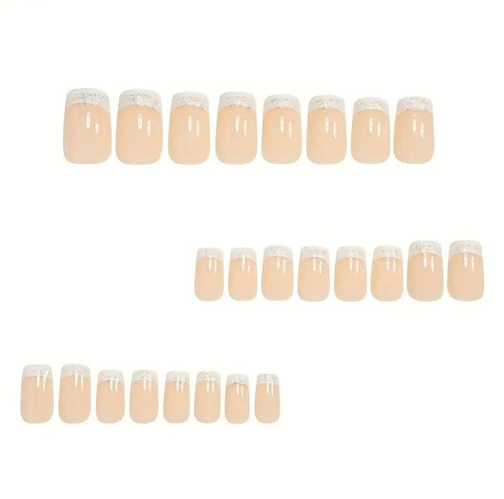 Classic French Tip Nail Art Stornfield