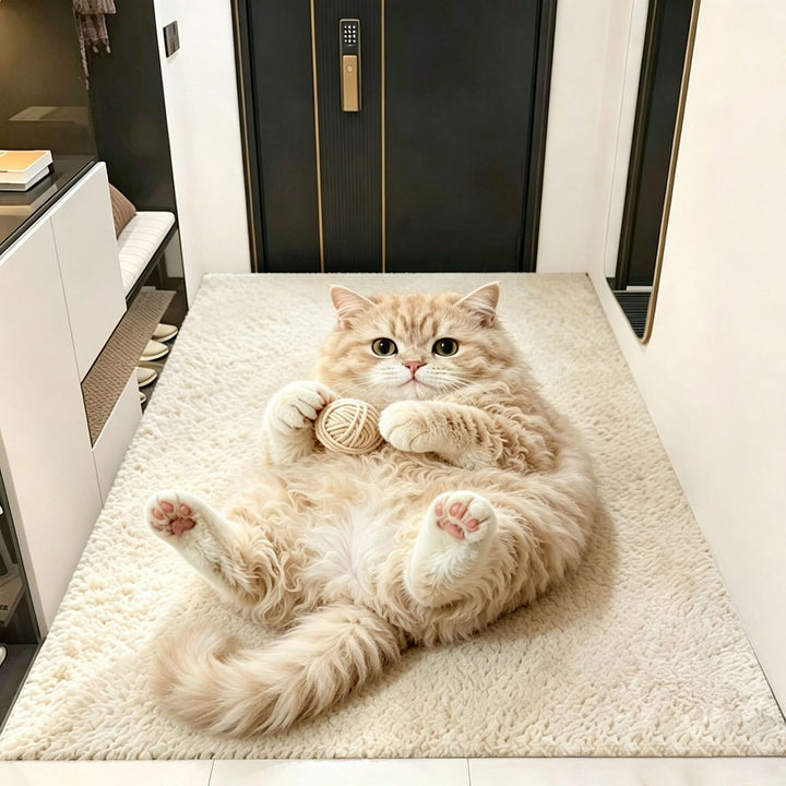 Animal-Themed Plush Area Rug