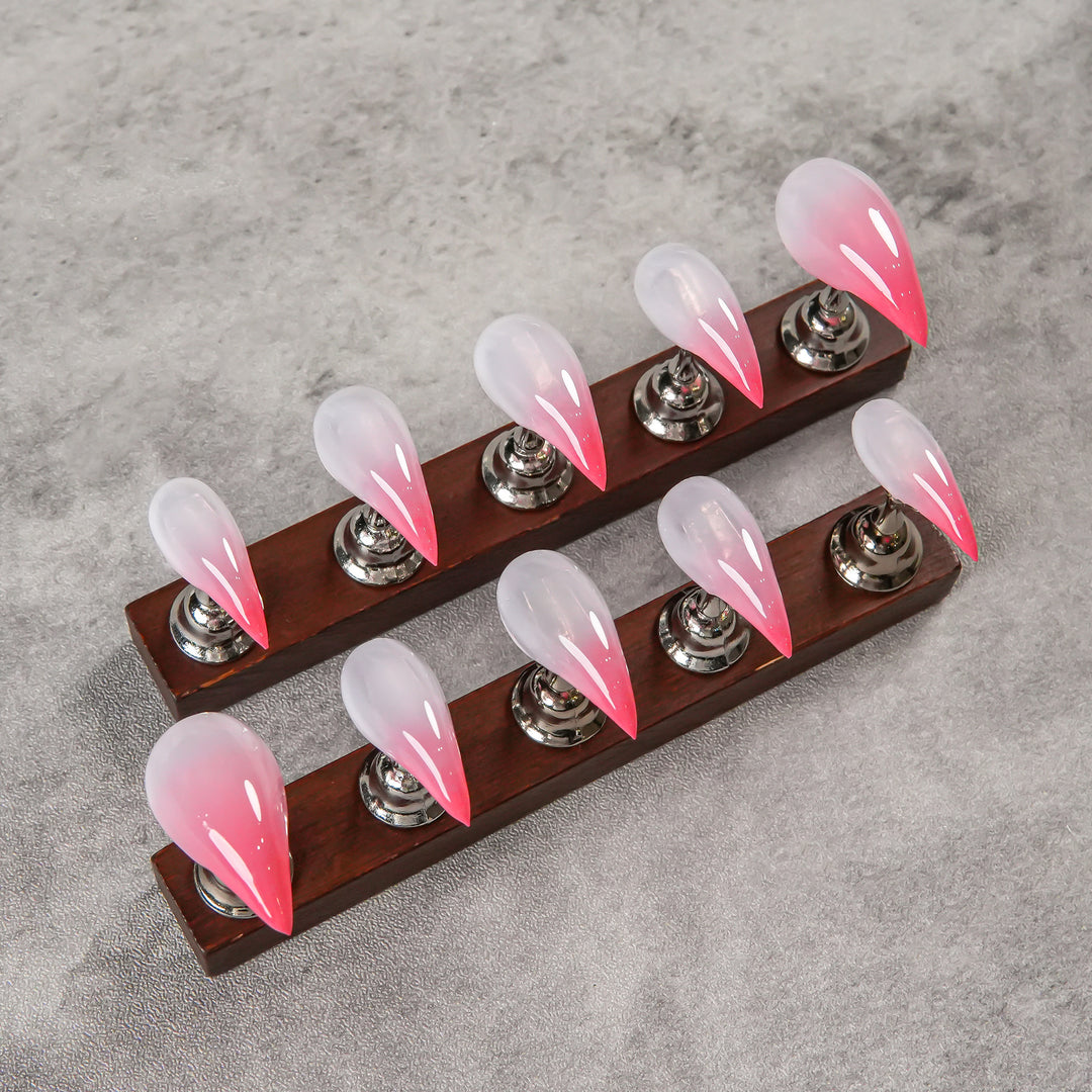 Stiletto Press-On Nail Set with Gradient Design