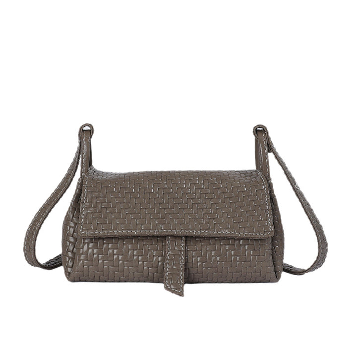 Woven Textured Crossbody Handbag