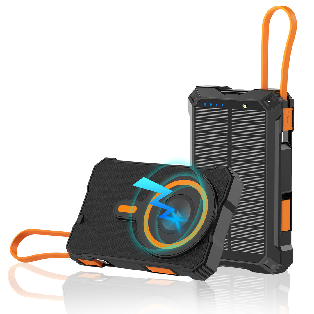Solar-powered power bank with wireless charger Stornfield