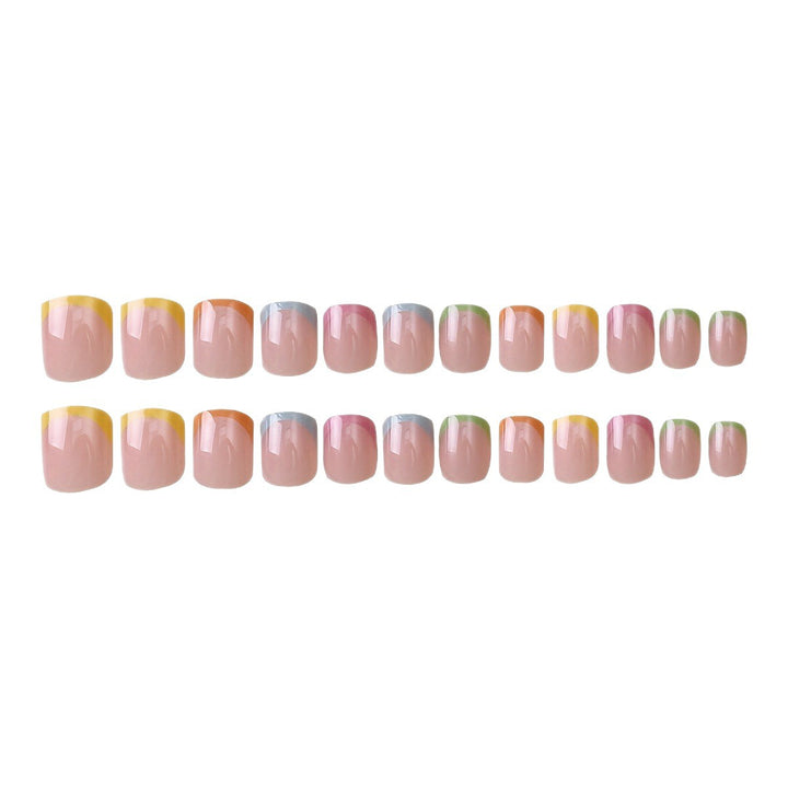 Artistic French Tip Nail Wrap Set Stornfield