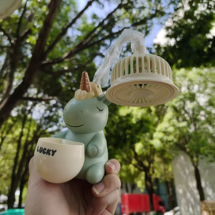 Unisex Portable Mini Fan with Unique Unicorn Design Stornfield