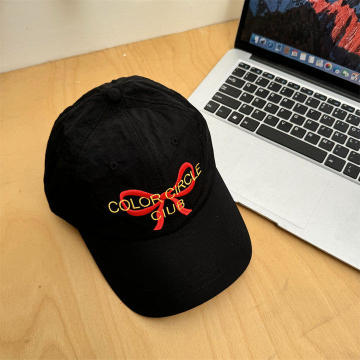 Women's Embroidered Bow-Detail Baseball Cap Stornfield