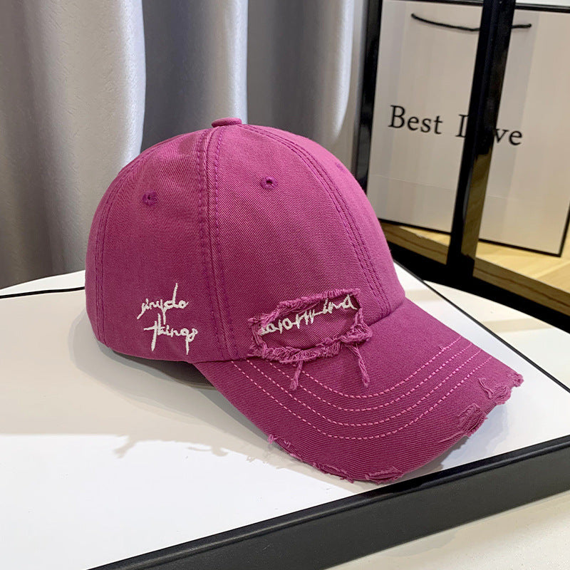 Unisex Distressed Graphic Baseball Hat Stornfield