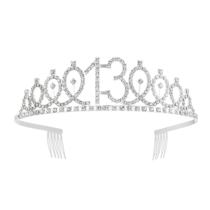 Women's Crystal-Embellished Tiara with Elegant Design Stornfield
