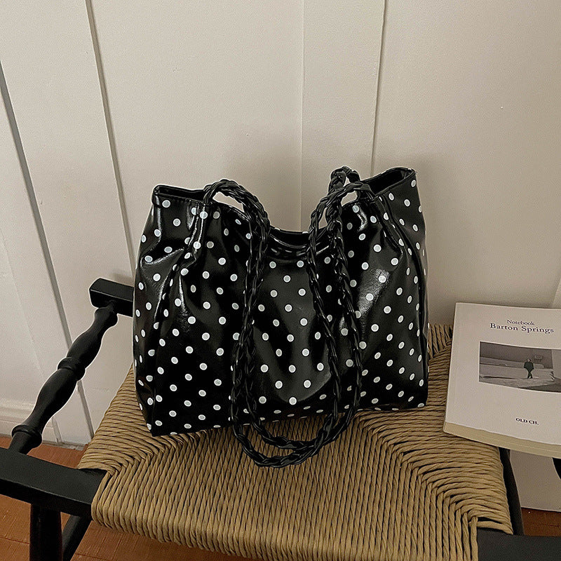 Polka Dot Patterned Handbag