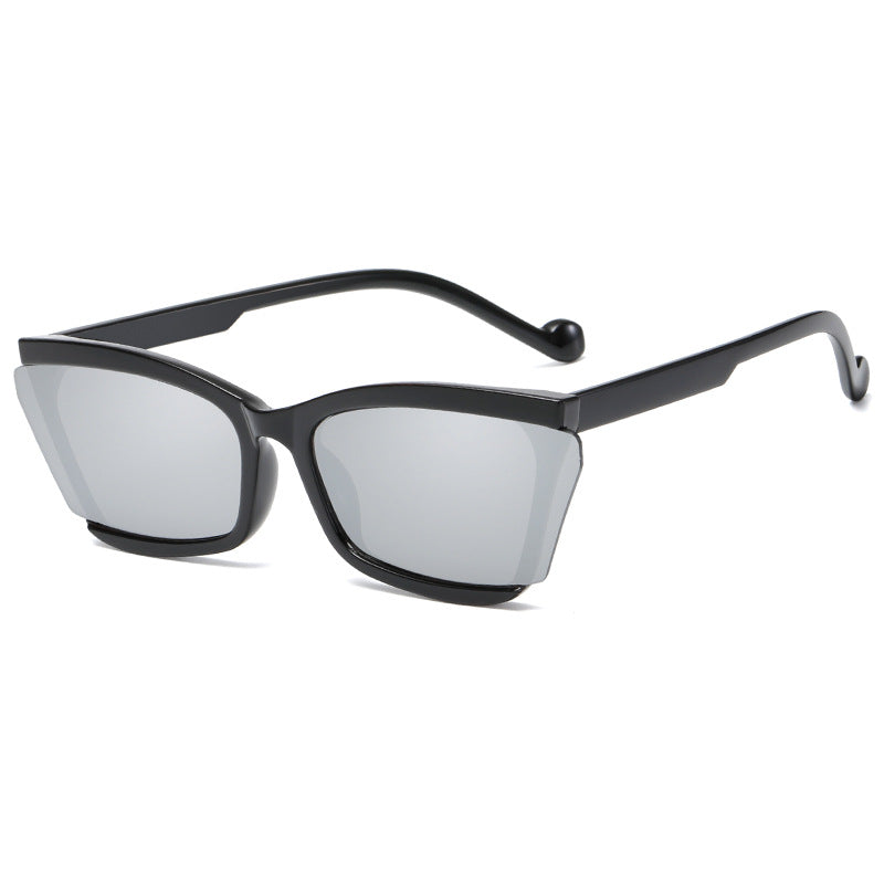 Women's fashionable sunglasses with unique rectangular design and UV protection Stornfield