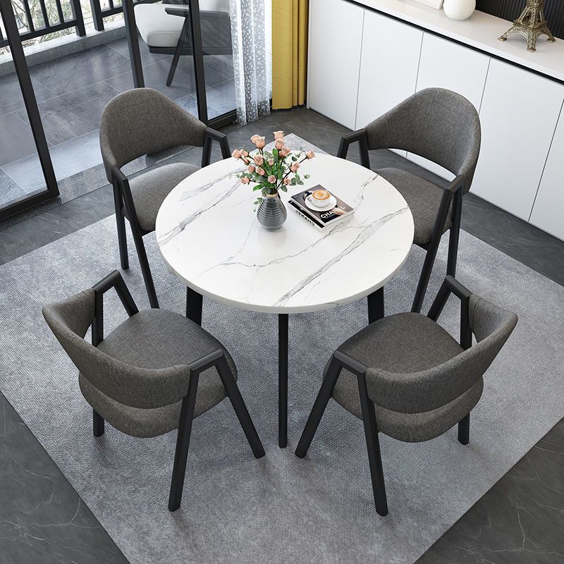Dining chair with ergonomic upholstery and modern design Stornfield