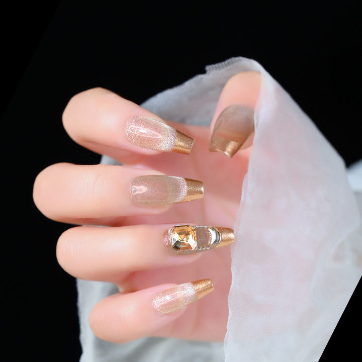 Premium Decorative Press-On Nail Set Stornfield