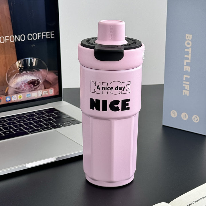 Ladies stylish coffee mug with spill-proof lid Stornfield