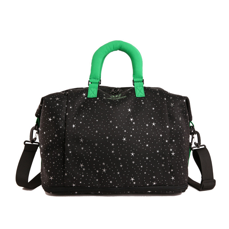 Stylish Star-Print Weekender Bag Stornfield