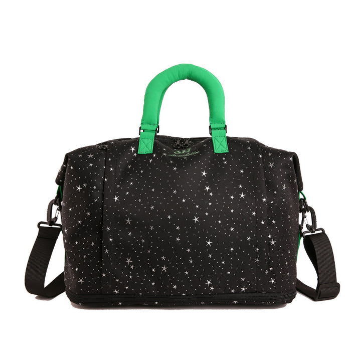 Stylish Star-Print Weekender Bag Stornfield