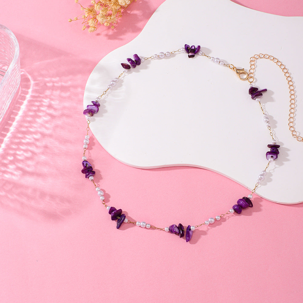Elegant Floral Beaded Necklace Stornfield