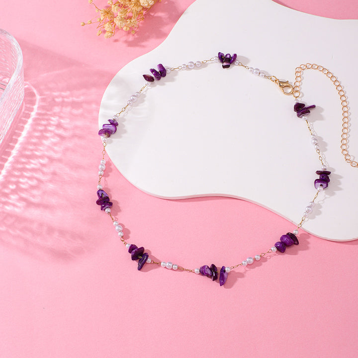 Elegant Floral Beaded Necklace Stornfield