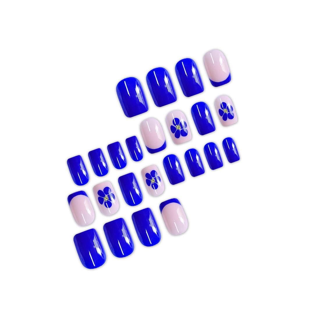 Floral Accent Press-On Nail Art Stornfield