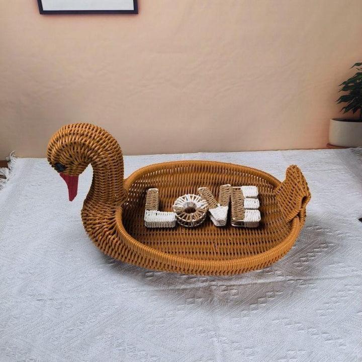 Decorative Woven Swan Stornfield