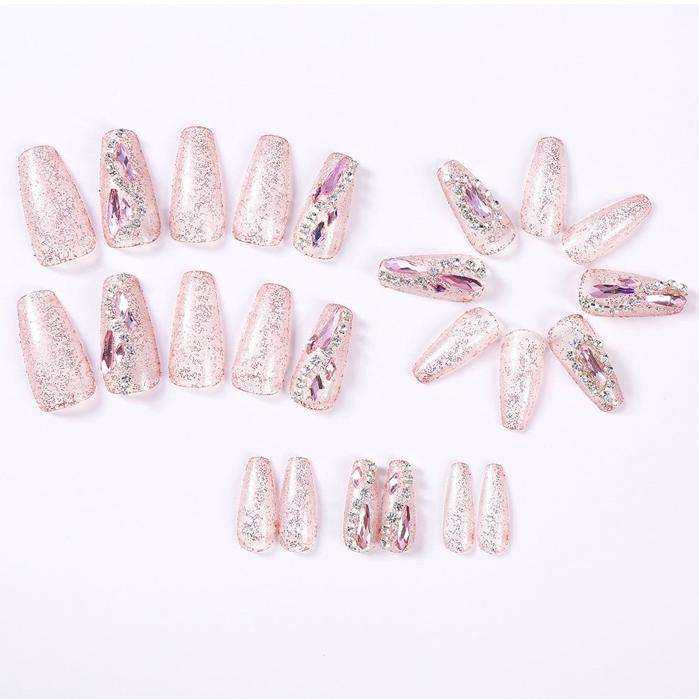 Glamorous Rhinestone-Decorated Press-On Nail Tips Stornfield