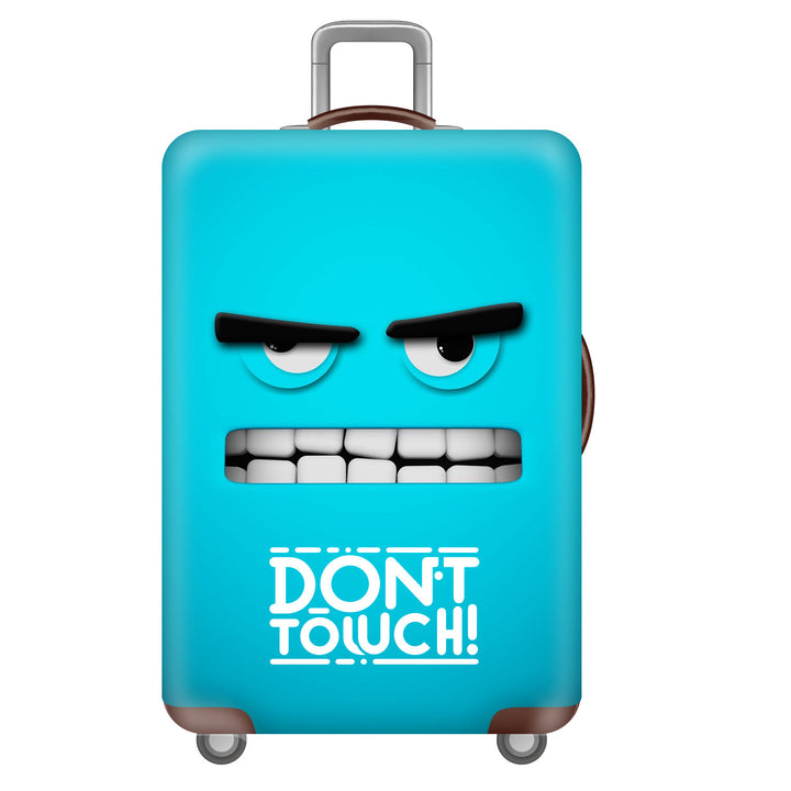Unisex hard-shell suitcase with funny monster design Stornfield